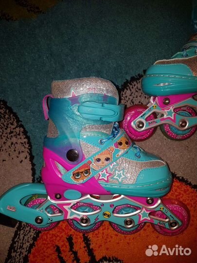 Коньки роликовые р 27-30
