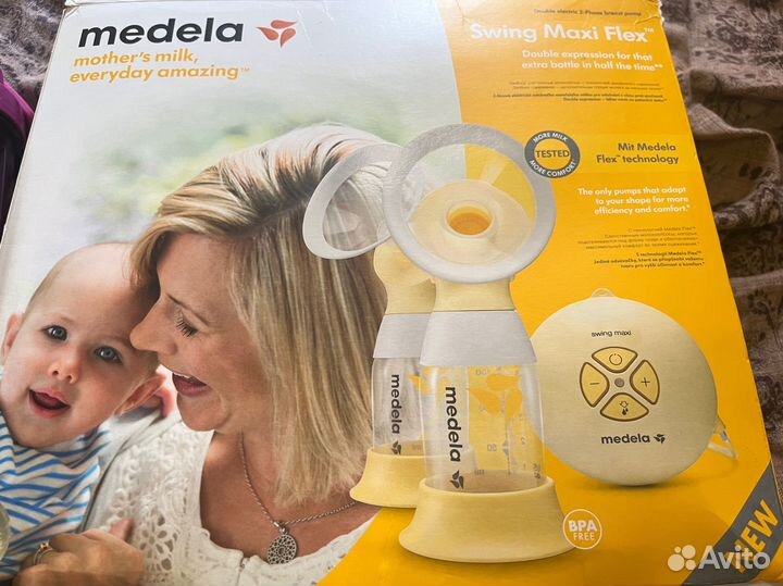Молокоотсос электрический medela swing maxi flex