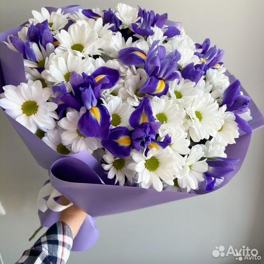 Ирисы букет цветы