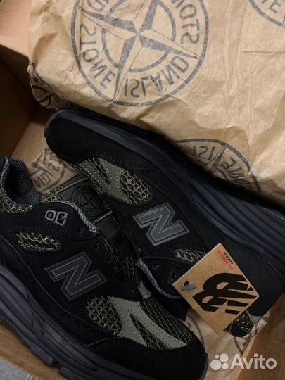 Кроссовки Stone Island X New Balance 991