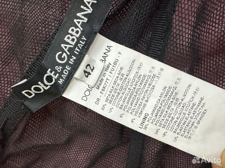 Dolce gabbana платье оригинал