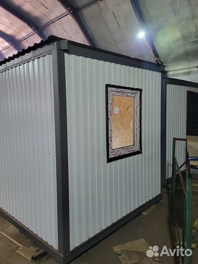 Модульный вагончик для строительства (бытовка)