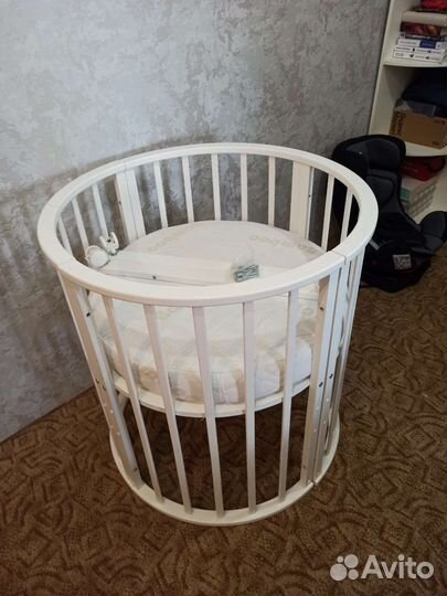 Детская кроватка круглая