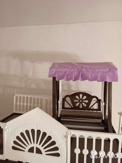 Кукольный домик с мебелью большой