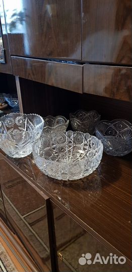 Ваза хрустальная