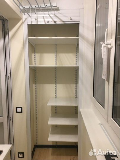 Шкаф с рольставнями на балкон по вашим размерам