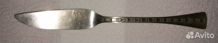 Серебряный нож, лопатка для масла 