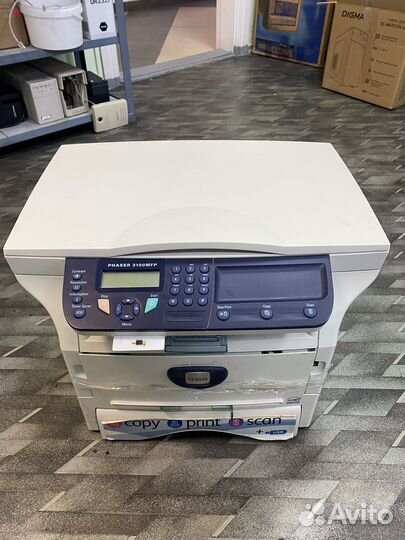 Мфу лазерный Xerox Phaser 3100MFP + новый картридж