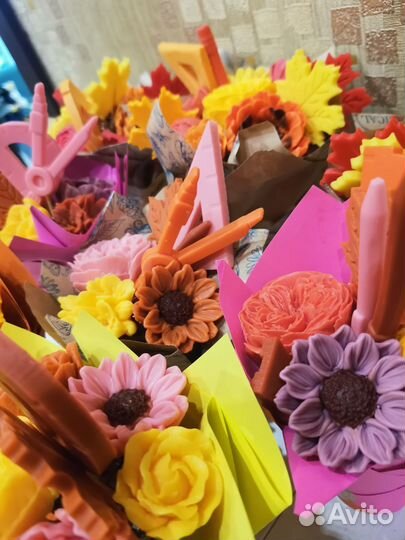 Букеты из мыла ручной работы