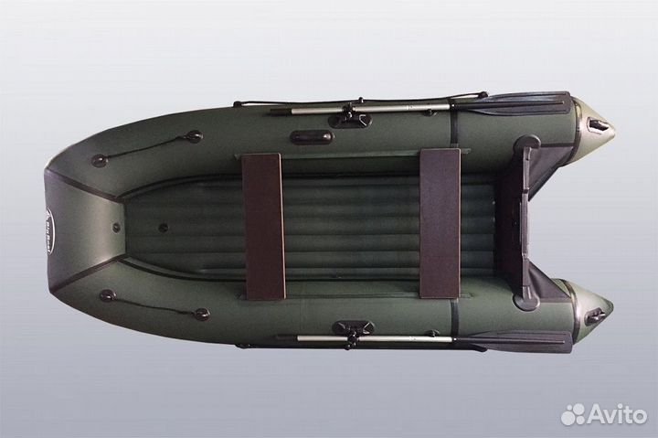 Лодка пвх Big Boat нднд Regat 340 серая