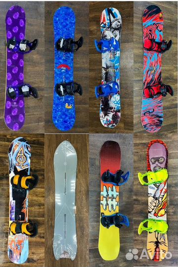 Сноуборды с креплениями из Европы и Америки