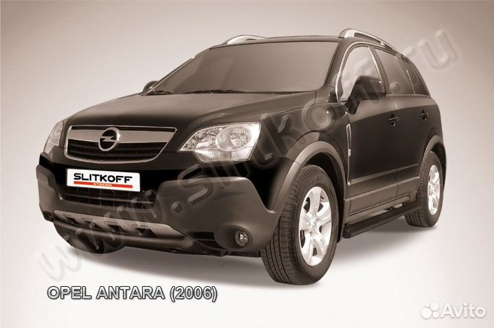 Защита переднего бампера d57 Opel antara opan005B
