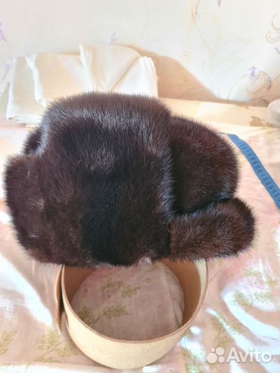 Шапка мужская,норковая. 60-62р