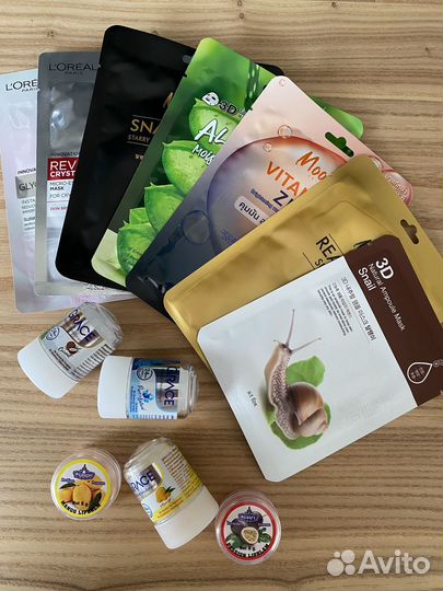 Кристалл-дезодорант и бальзам для губ Тайланд