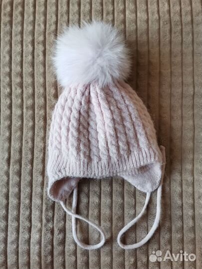 Шапка зимняя для девочки 46 48