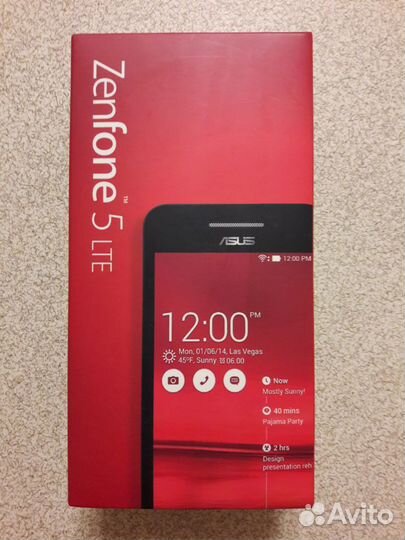 Коробка от мобильного телефона Asus Zenfone 5 LTE