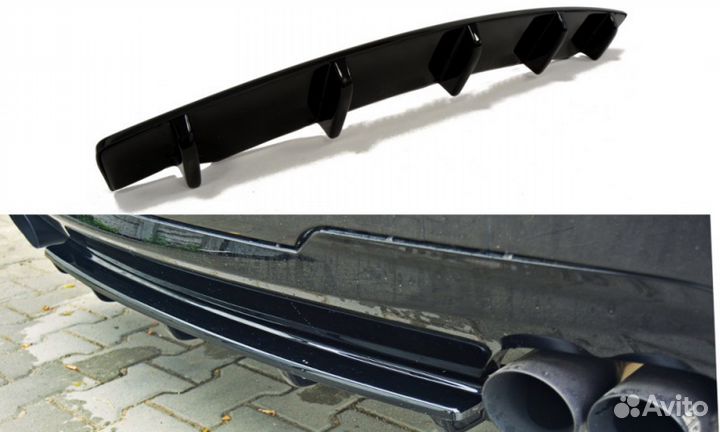 BMW 5 F10, F11 (10-17) Накладка на бампер MD