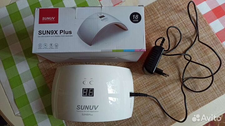 Лампа LED-UV sunuv 9X Plus, 36 Вт белый