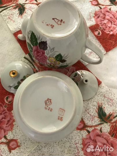 Чайники фарфоровые СССР