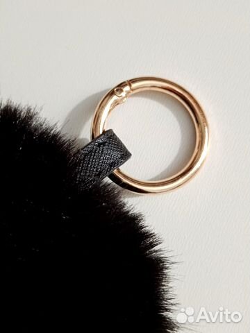 Брелок меховой Зайчик 17 см