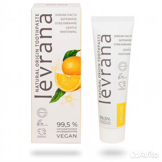 Зубная паста Бережное отбеливание Леврана 100 мл