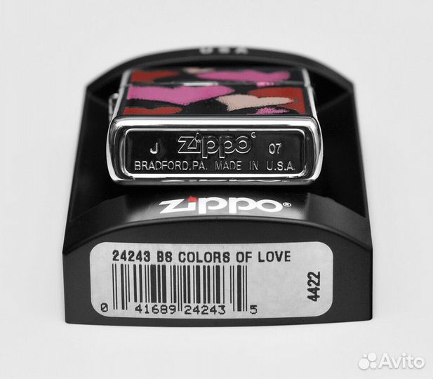 Зажигалка Zippo 24243 Colors of Love Оригинал