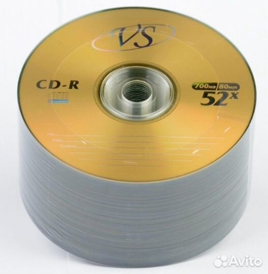 Оптический записываемый диск CD-R 700Mb, 80 min