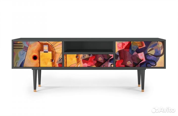Тв-тумба T6 - Антрацит - Modern Art