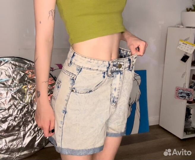 Шорты джинсовые