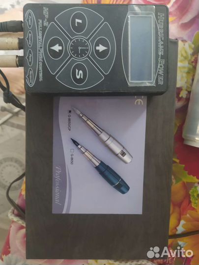 Машинка для татуажа + блок