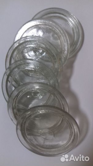 Крышки стеклянные для банок