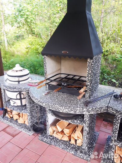 Печи камины барбекю