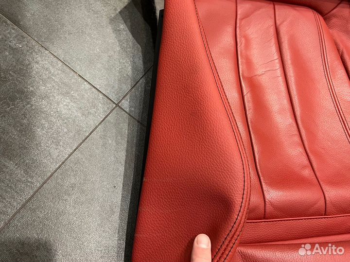 Обивка сиденья водителя нижняя BMW X6, X5