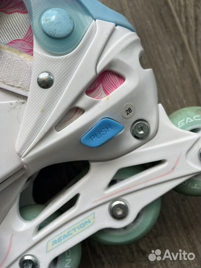 Роликовые коньки с защитой