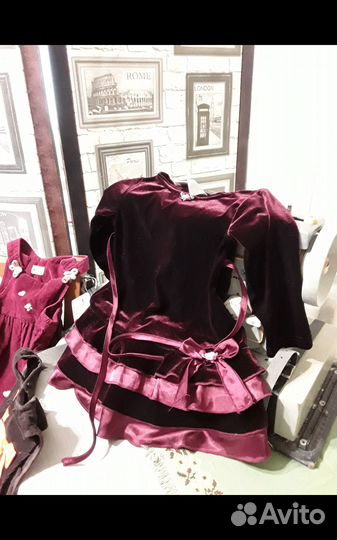 Платье для девочки 1 год,6 мес новые