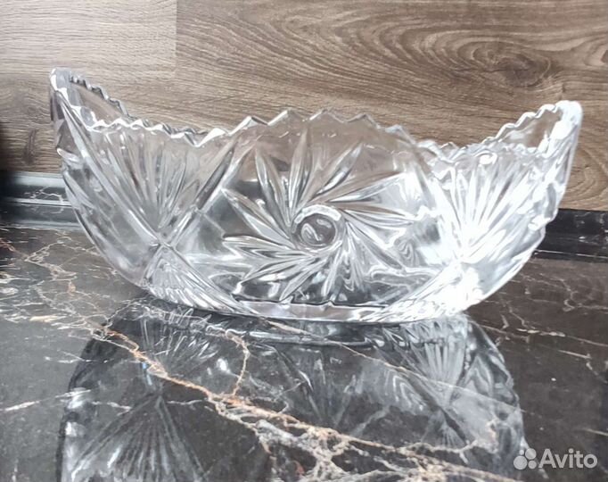 Хрусталь, ваза для фруктов, салатник
