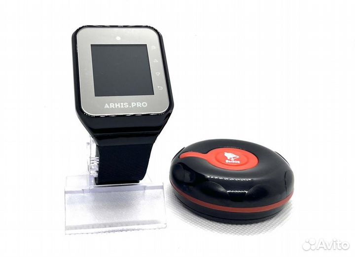 Кнопка вызова официанта персонала Классик и часы