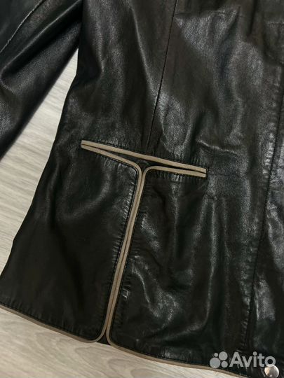 Куртка кожаная женская 46