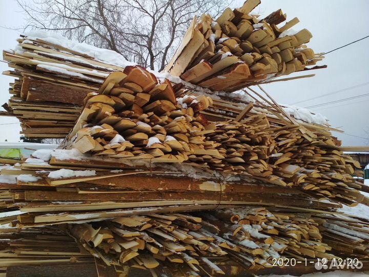 Горбыль сосновый сухой