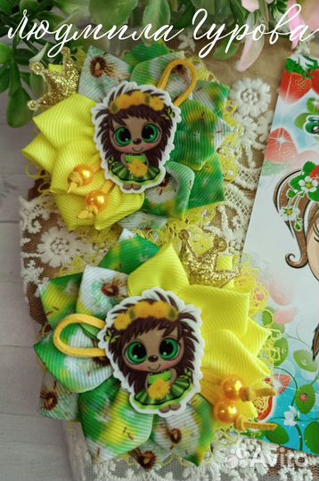 Бантики ручной работы для школы сада