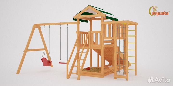 Игровая площадка Савушка 4 сезона Мастер 3