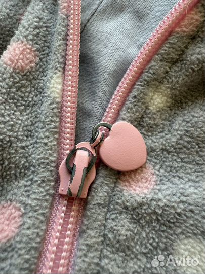 Комбинезон флисовый на девочку 74