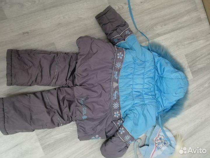Зимний костюм для девочки 104