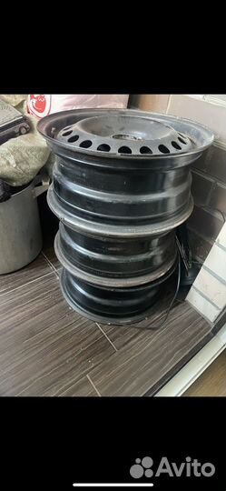 Диски штампованные r16 на Honda Elysion