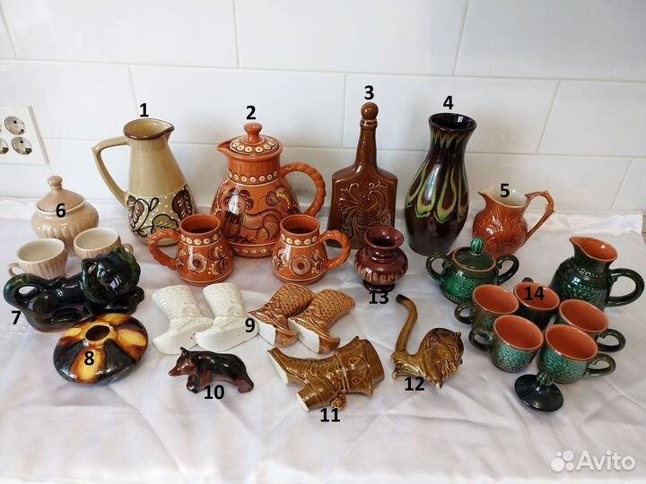 Коллекция керамики СССР 50-80-ые