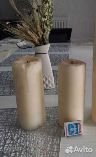 Свечи восковые ручной работы