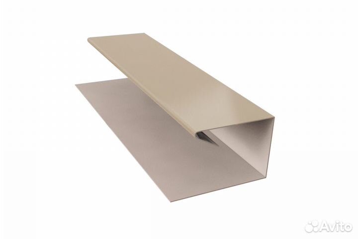 Завершающая планка металлическая для сайдинга