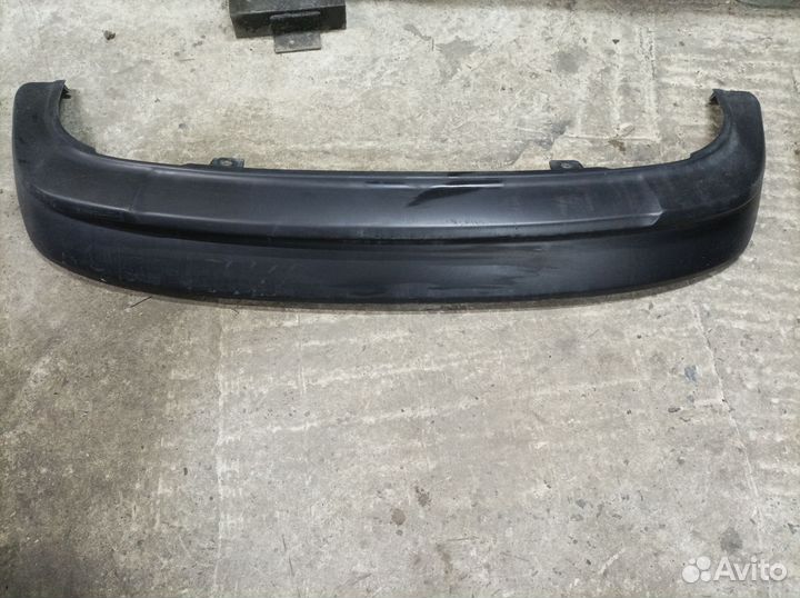 Низ заднего бампера кия рио3