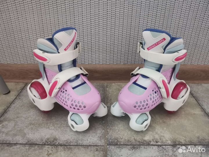 Роликовые коньки детские раздвижные