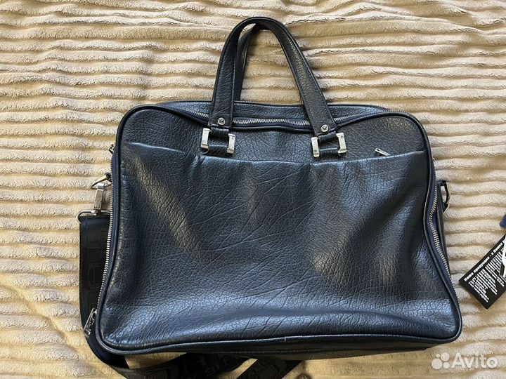 Мужской кожаный портфель (сумка)